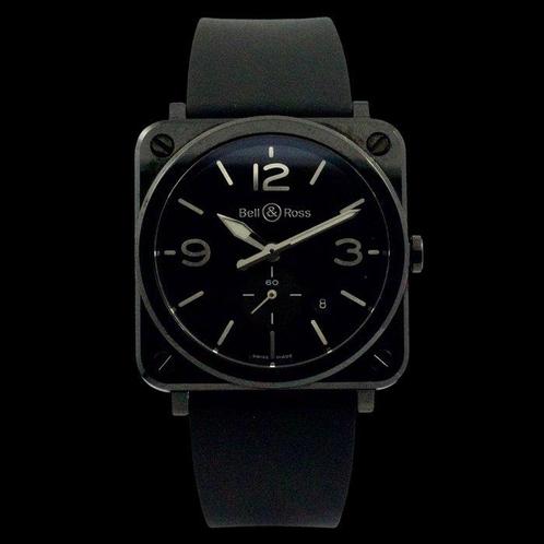 Bell & Ross - Square - BRS-64-CSBL - Heren - 2000-2010, Sieraden, Tassen en Uiterlijk, Horloges | Heren