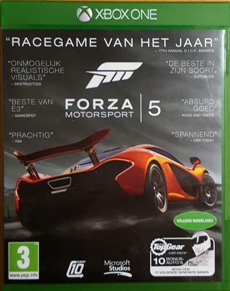 Forza Motorsport 5 GOTY-Standaard (Xbox One) Gebruikt, Spelcomputers en Games, Games | Xbox One, Zo goed als nieuw, Ophalen of Verzenden