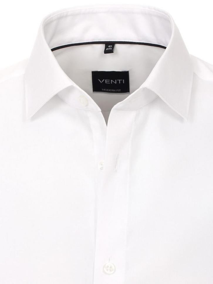 Venti Overhemd Met Manchet Modern Fit 001980-000 Wit, Kleding | Heren, Overhemden, Wit, Nieuw, Verzenden