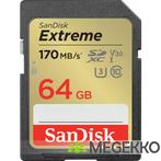 SanDisk Extreme 64GB SDXC Geheugenkaart, Computers en Software, Nieuw, Verzenden