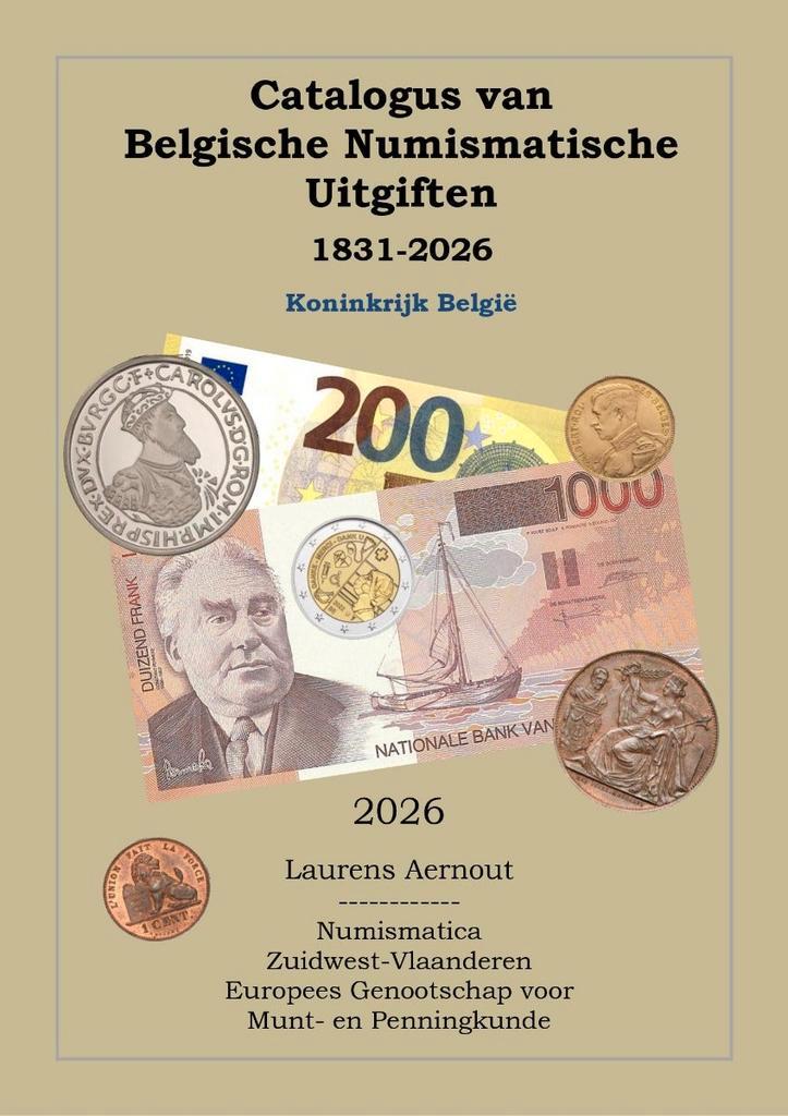 Catalogus Belgische Numismatische Uitgiften 1831-2026, Postzegels en Munten, Munten en Bankbiljetten | Toebehoren, Verzenden