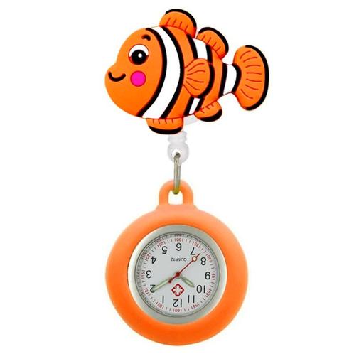 Fako® - Verpleegstershorloge - 3D Roller - Clownfish, Sieraden, Tassen en Uiterlijk, Horloges | Dames, Verzenden