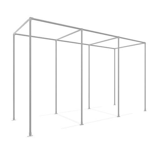 Steigerbuis Pergola Pula | Staal 42.4 mm | Staand | DIY | Do, Tuin en Terras, Overkappingen, Ophalen of Verzenden