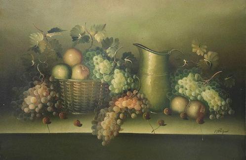 European School (XX) - Nature morte, Antiek en Kunst, Kunst | Schilderijen | Klassiek