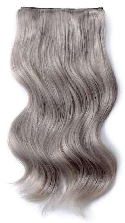 Remy Human Hair extensions Double Weft  16 - Silver Grey#, Sieraden, Tassen en Uiterlijk, Uiterlijk | Haarverzorging