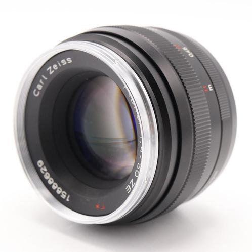 Zeiss 50mm F/1.4 Planar T* Canon | Tweedehands, Audio, Tv en Foto, Fotocamera's Digitaal, Gebruikt, Overige Merken, Verzenden