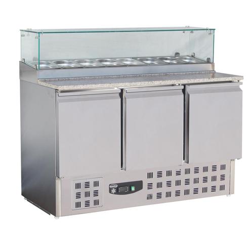 COMBISTEEL PIZZAWERKBANK 3 DEUREN - COMPACT LINE, Zakelijke goederen, Horeca | Keukenapparatuur, Verzenden