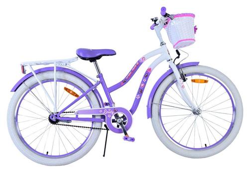 Volare Lovely Kinderfiets - Meisjes - 24 inch - Paars, Fietsen en Brommers, Fietsen | Meisjes, 24 inch, Nieuw, Verzenden