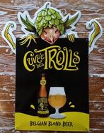 Superbe Plaque Publicitaire Bière  Cuvée des Trolls  -