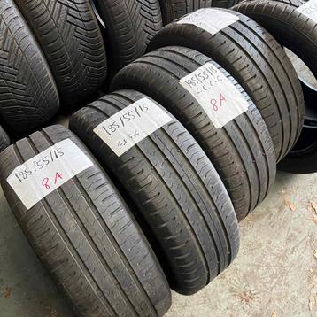 4 x Continental EcoContact 5 185-55-15 Zomerbanden 5,5mm beschikbaar voor biedingen