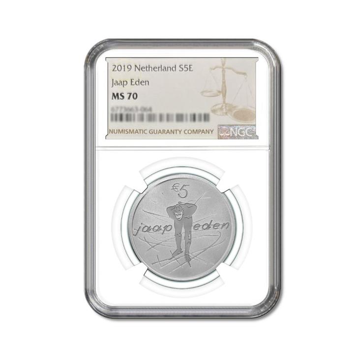 Jaap Eden Vijfje 2019 Zilver Proof (MS70), Postzegels en Munten, Munten | Nederland, Verzenden