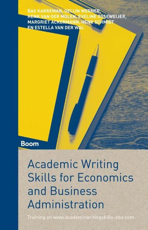 9789058758095 Academic Writing Skills for Economics and B..., Boeken, Schoolboeken, Zo goed als nieuw, Verzenden