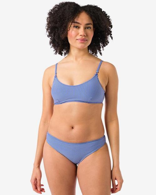HEMA Dames bikinibroekje seersucker blauw, Kleding | Dames, Overige Dameskleding, Nieuw, Verzenden