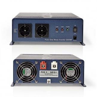 Spanningsomvormer | Nedis | 2000W, Doe-het-zelf en Verbouw, Elektra en Kabels, Nieuw, Verzenden