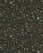 Viscose Radiance Streepjes Leger Groen, Nieuw, Groen