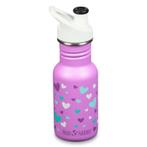 Klean Kanteen Bidon - 350ml - Orchid Hearts, Nieuw