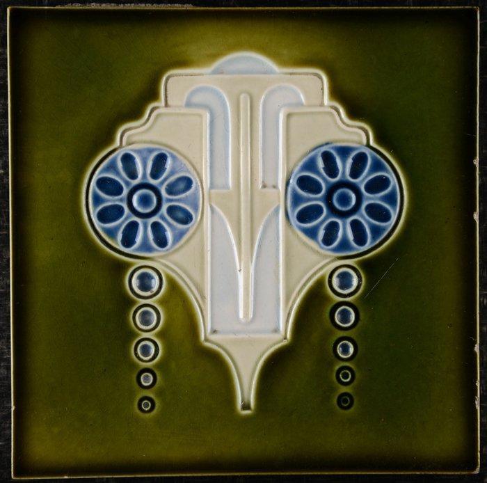 Jugendstil Tegel - Ofen- Porzellan- und Tonwarenfabrik, Antiek en Kunst, Antiek | Glas en Kristal