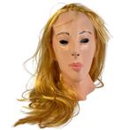 Vrouwenmasker (blond haar), Verzenden, Nieuw