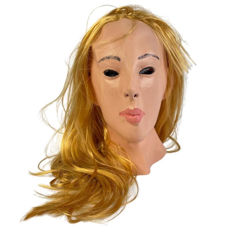 Vrouwenmasker (blond haar), Kleding | Dames, Carnavalskleding en Feestkleding, Nieuw, Verzenden