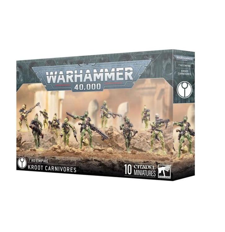 Tau Empire Kroot Carnivores (Warhammer Nieuw), Hobby en Vrije tijd, Wargaming, Nieuw, Ophalen of Verzenden