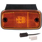 LED markeringslicht amber  | 12-36v | 1,5mm2 connector, Verzenden, Nieuw