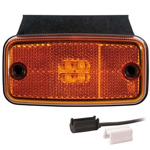 LED markeringslicht amber  | 12-36v | 1,5mm2 connector, Auto diversen, Aanhangwagen-onderdelen, Verzenden
