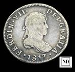Koninkrijk Spanje. Fernando VII. 2 Reales 1817 - Santiago