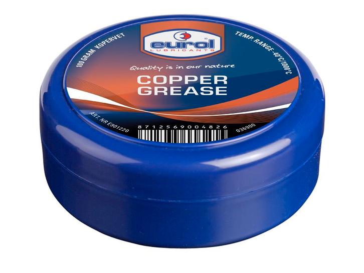 Kopervet Eurol Copper Grease 100 gram, Fietsen en Brommers, Brommeronderdelen | Algemeen, Nieuw, Ophalen of Verzenden