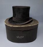 Other brand - Hoed (2) - Zijde, Leder