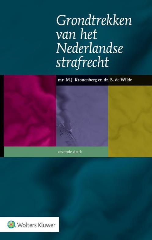 Grondtrekken van het Nederlandse strafrecht 9789013140804, Boeken, Wetenschap, Zo goed als nieuw, Verzenden