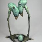 Iwona Krajnik (XX-XXI) - Toucans- In Love . Bronze, Antiek en Kunst