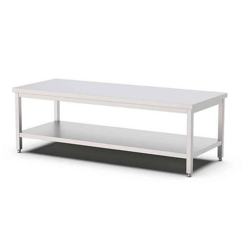 HCB Pro-line Werktafel - 200 x 70 x 60 cm - RVS, Zakelijke goederen, Horeca | Keukenapparatuur, Nieuw in verpakking, RVS Meubilair