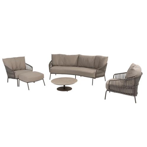 Boaz Capalbio stoel bank loungeset 5 delig keramiek terre 4, Tuin en Terras, Tuinsets en Loungesets, Nieuw, Ophalen of Verzenden
