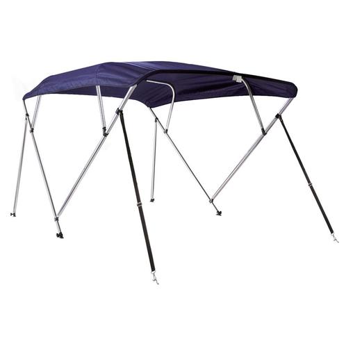 Biminitop Deluxe 4 boog, Navy doek-Breedte 231 - 243 cm, Watersport en Boten, Accessoires en Onderhoud, Nieuw, Ophalen of Verzenden