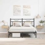 vidaXL Nachtkastjes 2 st 40x30x15 cm bewerkt hout sonoma, Huis en Inrichting, Minder dan 45 cm, Verzenden, Nieuw, Minder dan 55 cm