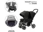 Deryan Luxe Elena Dubbele buggy- duo buggy – tandem buggy –, Verzenden, Zo goed als nieuw