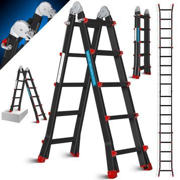 MASKO® telescopische ladder aluminium multifunctionele ladde beschikbaar voor biedingen