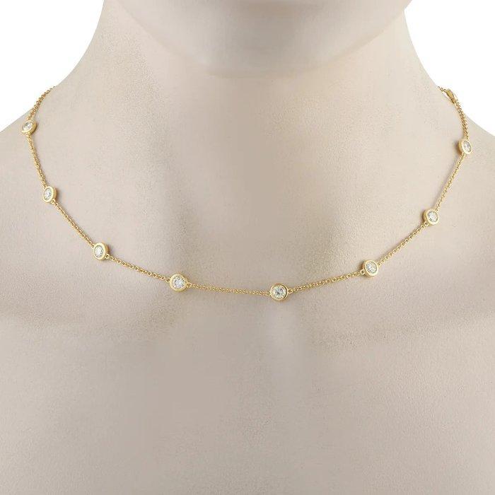 Halsketting - 18 karaat Geel goud, 18K geelgouden ketting, Sieraden, Tassen en Uiterlijk, Kettingen