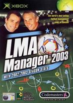 LMA Manager 2003 (Xbox), Spelcomputers en Games, Games | Xbox Original, Gebruikt, Verzenden