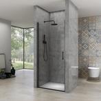 Nisdeur Van Rijn ST02 Draaideur 60x200 cm 6 mm Zwart, Doe-het-zelf en Verbouw, Sanitair, Ophalen of Verzenden, Nieuw, Chroom, Douche