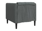 vidaXL Fauteuil - Stof - Donkergrijs - 69x76,5x74,5 cm, Verzenden, Nieuw