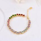 Zonder minimumprijs - Armband Zilver - Gemengde edelstenen -, Nieuw