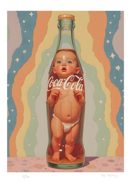 Mr Strange - Magic Cola, Antiek en Kunst, Kunst | Schilderijen | Modern