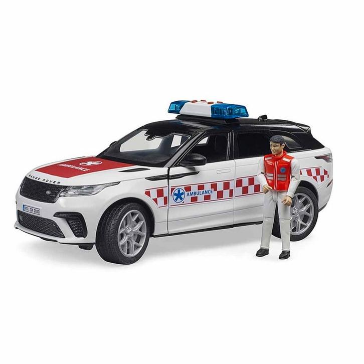 Bruder Range Rover Velar ambulancedienst, Kinderen en Baby's, Speelgoed | Overig, Ophalen of Verzenden