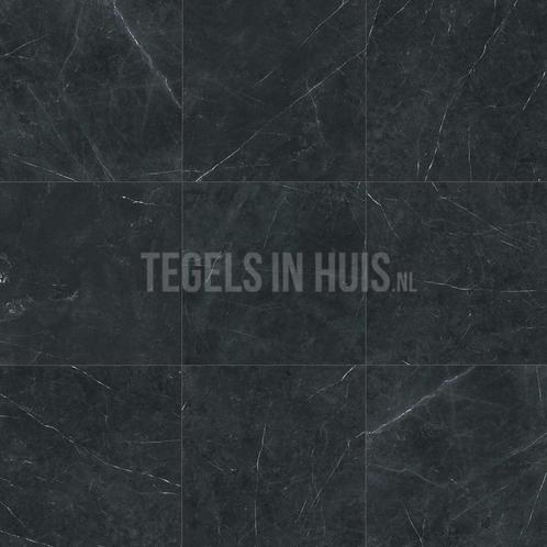 Vloertegel / wandtegel ticino stone zwart mat 120x120, Doe-het-zelf en Verbouw, Tegels, Vloertegels, Nieuw, 10 m² of meer, Keramiek