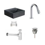 Sani Royal Natuursteen Fonteinset Sovana met Elba, Tuin en Terras, Nieuw