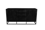 Dressoir Mangohout Brendon 165 cm, Huis en Inrichting, Kasten | Dressoirs, Verzenden, 150 tot 200 cm, Nieuw, Industriële meubels
