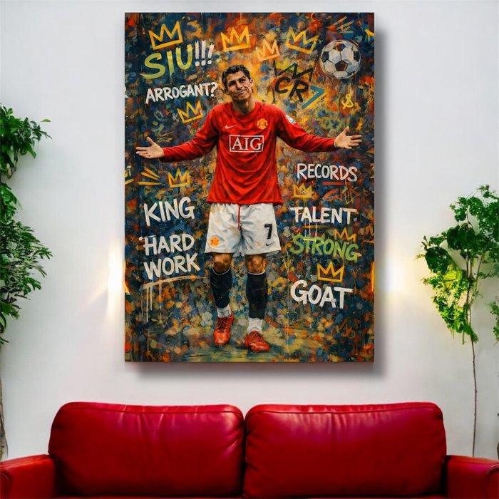 Makayhos - [Canvas XL] Cristiano Ronaldo – Street Crown, Verzamelen, Overige Verzamelen