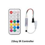 21 key controller voor Digitale led strip - WS2815 - 12V, Ophalen of Verzenden, Nieuw
