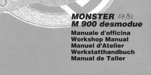 Ducati Monster t/m Bj 1998 werkplaats handboek en owners ..., Motoren, Handleidingen en Instructieboekjes, Verzenden